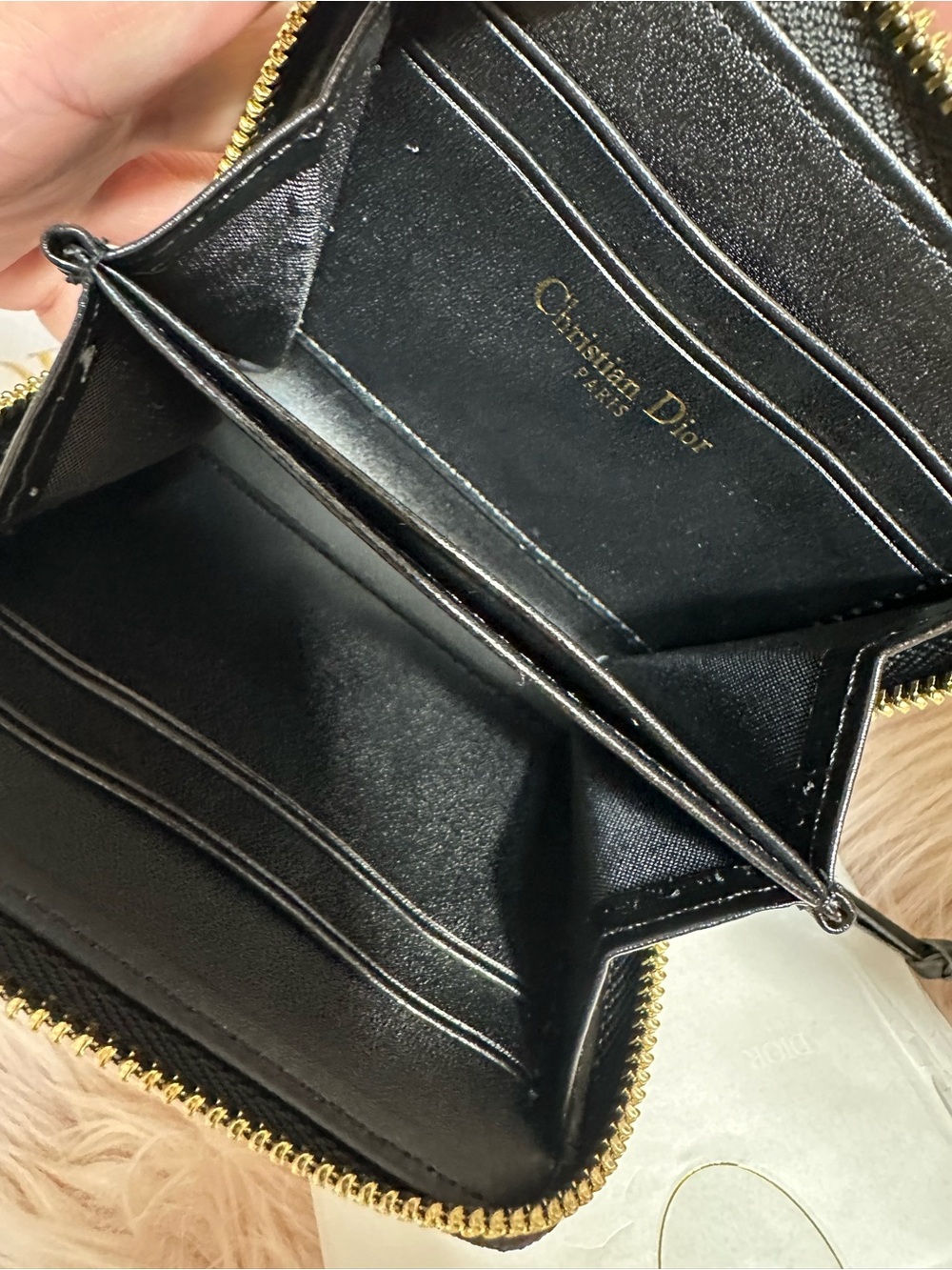 GWP CD Black Zip compact Card Wallet - Picture 4 of 4